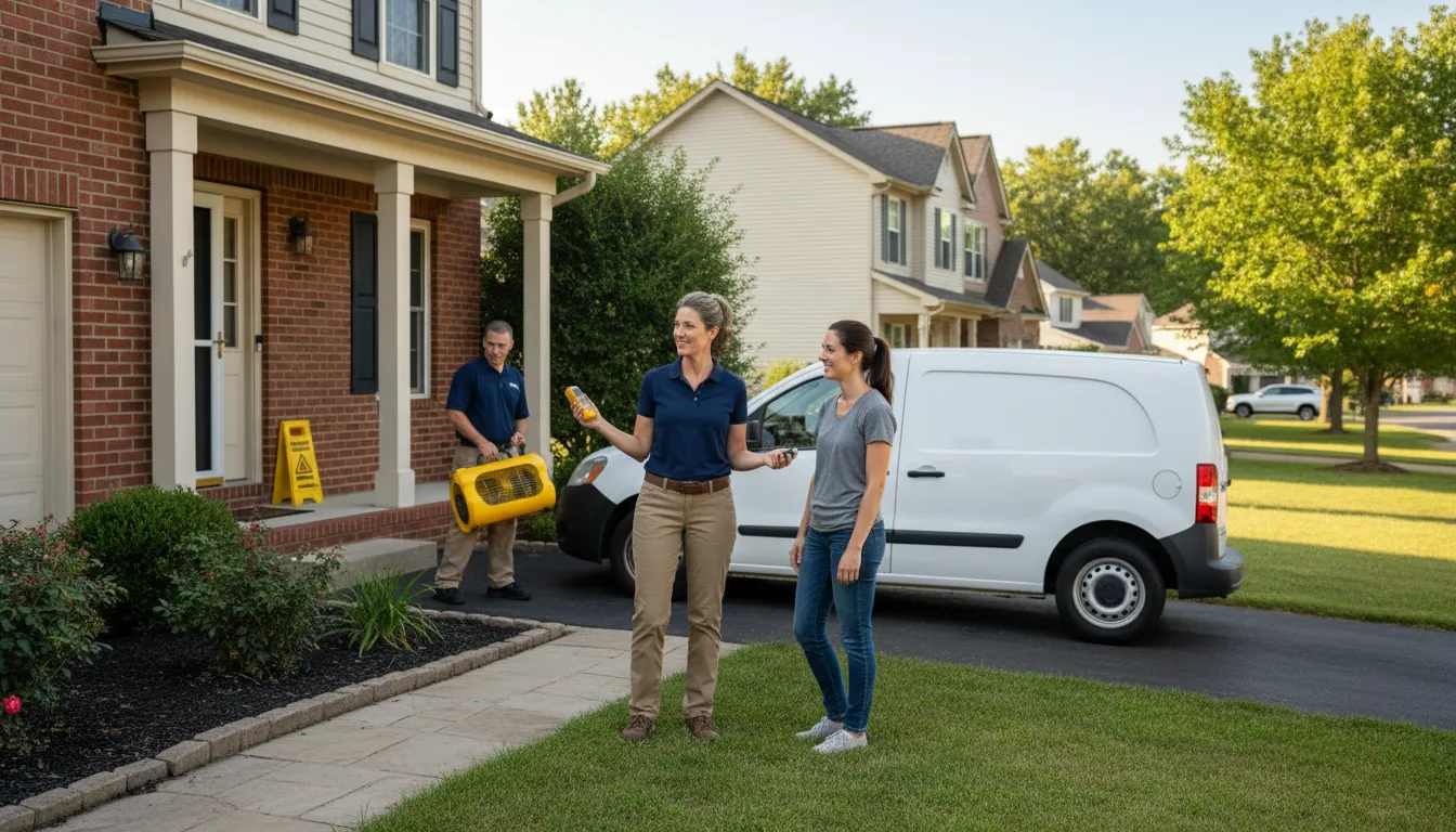 Residential water damage restoration in Cotuit, MA